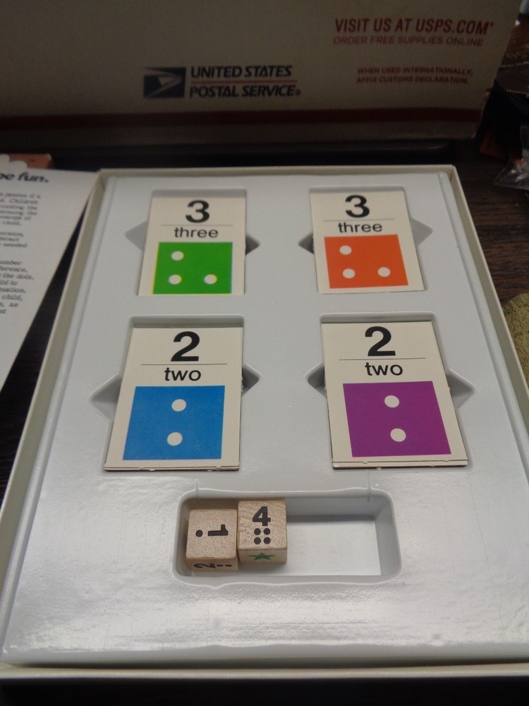 1981 Puzzle Math Learning Game By Leisure Learning Fun Puzzles for Ages 4-8 (EB)