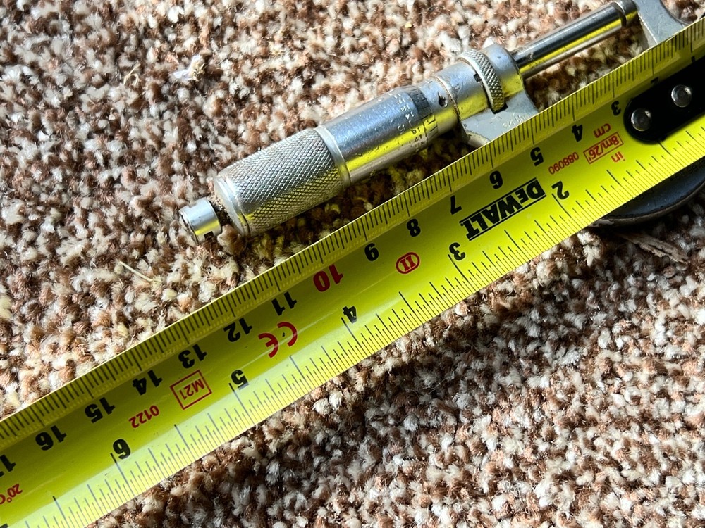 VINTAGE MOORE AND WRIGHT MICROMETER ENGINEERING TOOL METALWORKING DIY