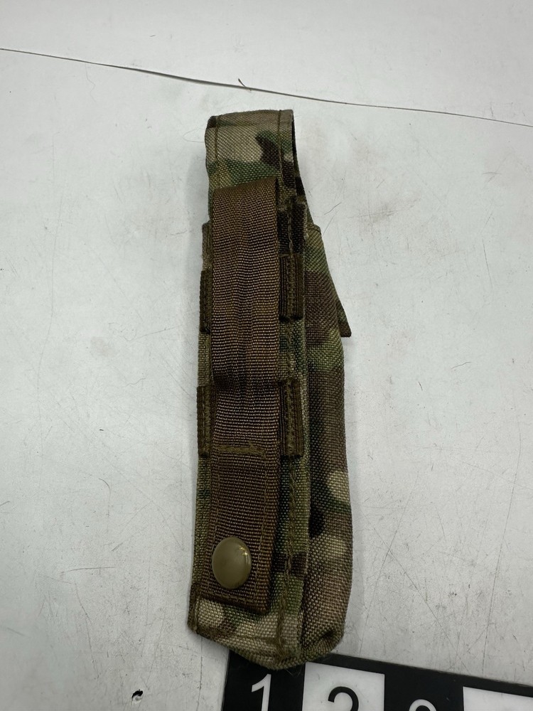 USAF OCP DFLCS Expandable Baton Pouch 6" MOLLE Flashlight Suppressor MULTICAM