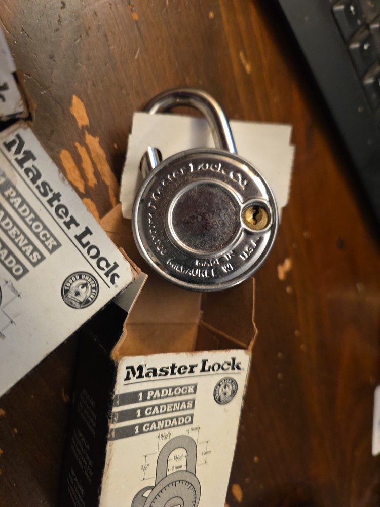 Three Master Lock 1525 Combination Padlocks