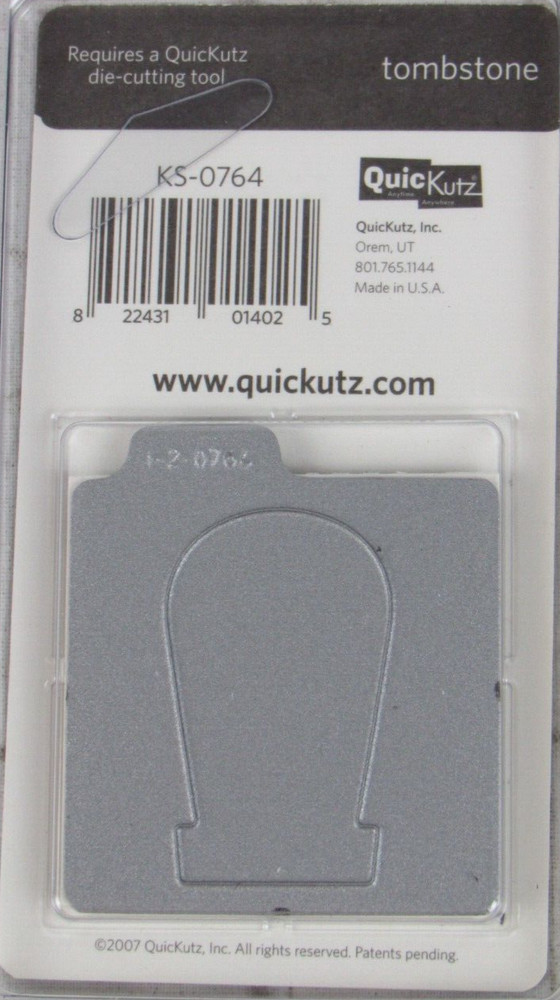 QuicKutz Tombstone 2x2, 2 Cutting Die Set KS-0764