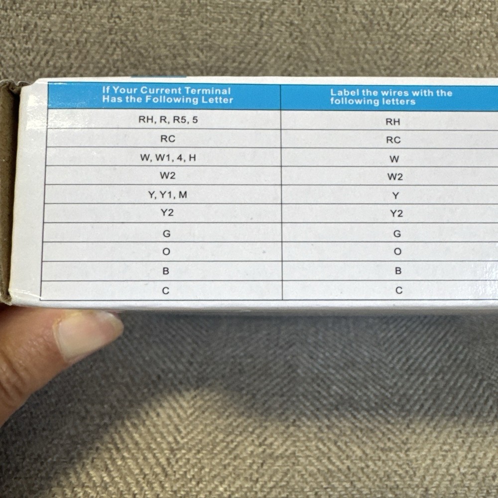 NIB Garystat Single Stage Digital Non-Programable Thermostat G701