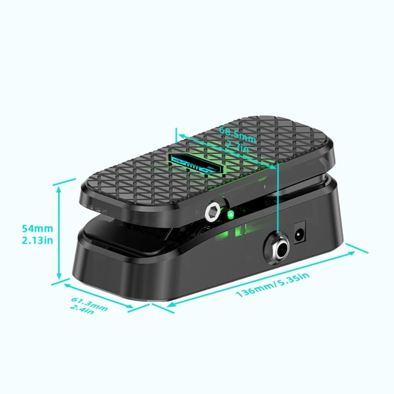 Guitar Effects Processor Multiple Sound Modes ABS Texture Portable Foot Pedal