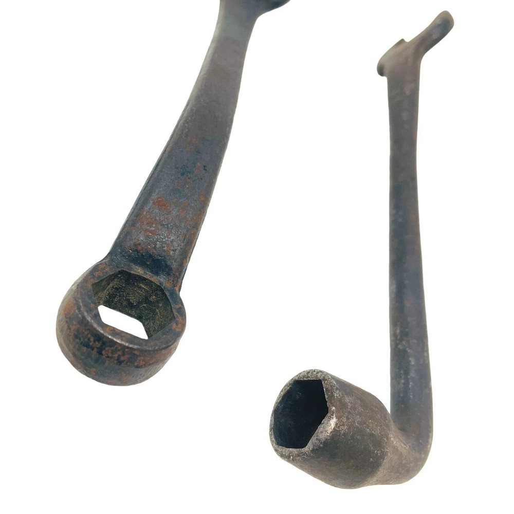 Vintage Combination Wrench Set, Hand Tools Workshop Equipment, 2 Pcs