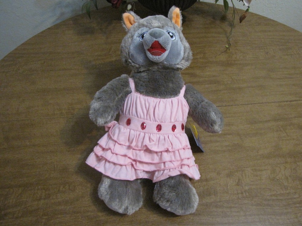 BUILD A BEAR VIOLET THE WOLF PLUSH