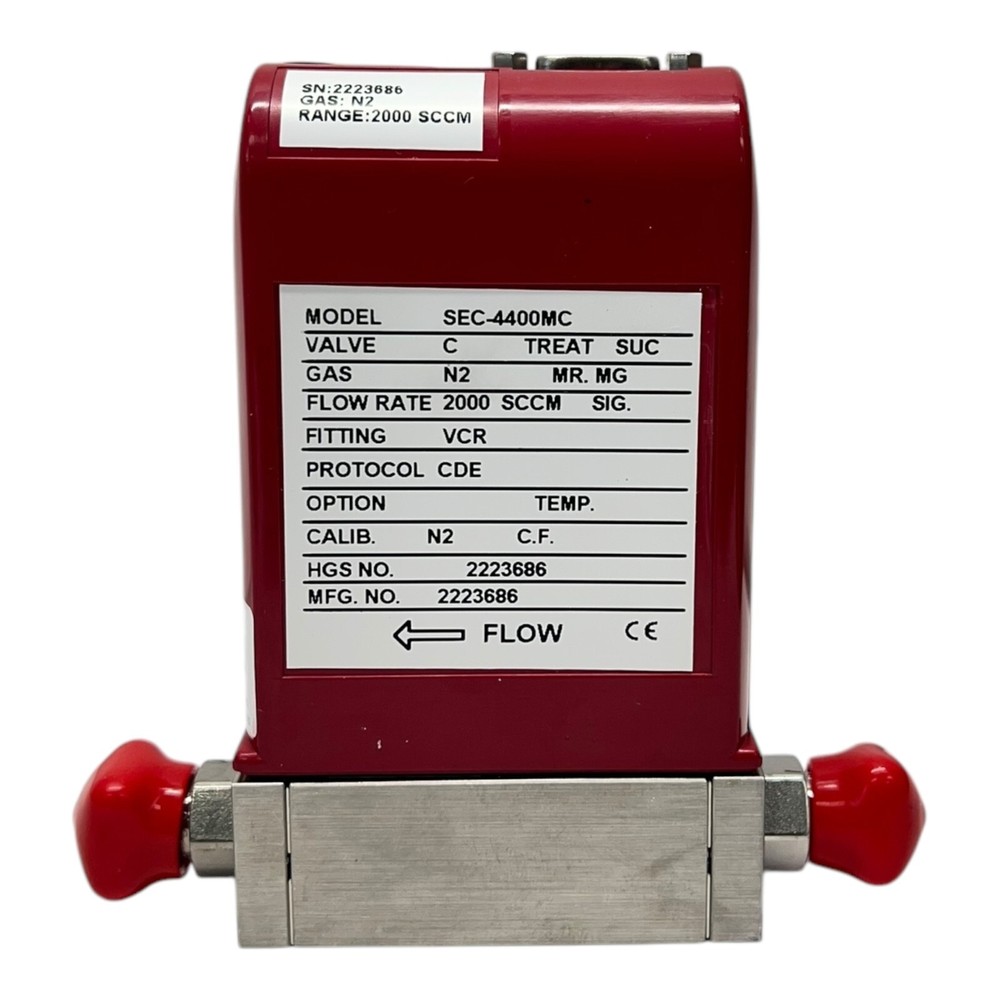 STEC SEC-4400 MASS FLOW CONTROLLER SEC-4400MC 2000SCCM N2
