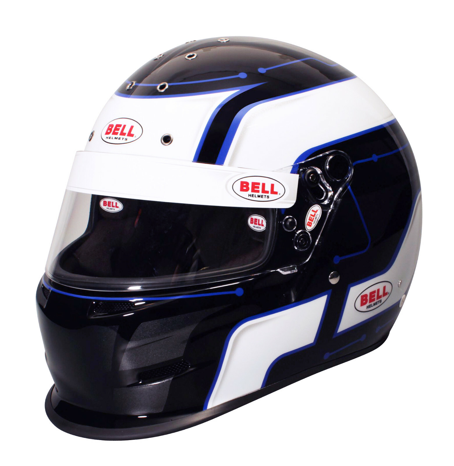 Bell - K1 Pro Graphic SA2020 Racing Helmet - Auto / Kart Snell- Red Blue Circuit