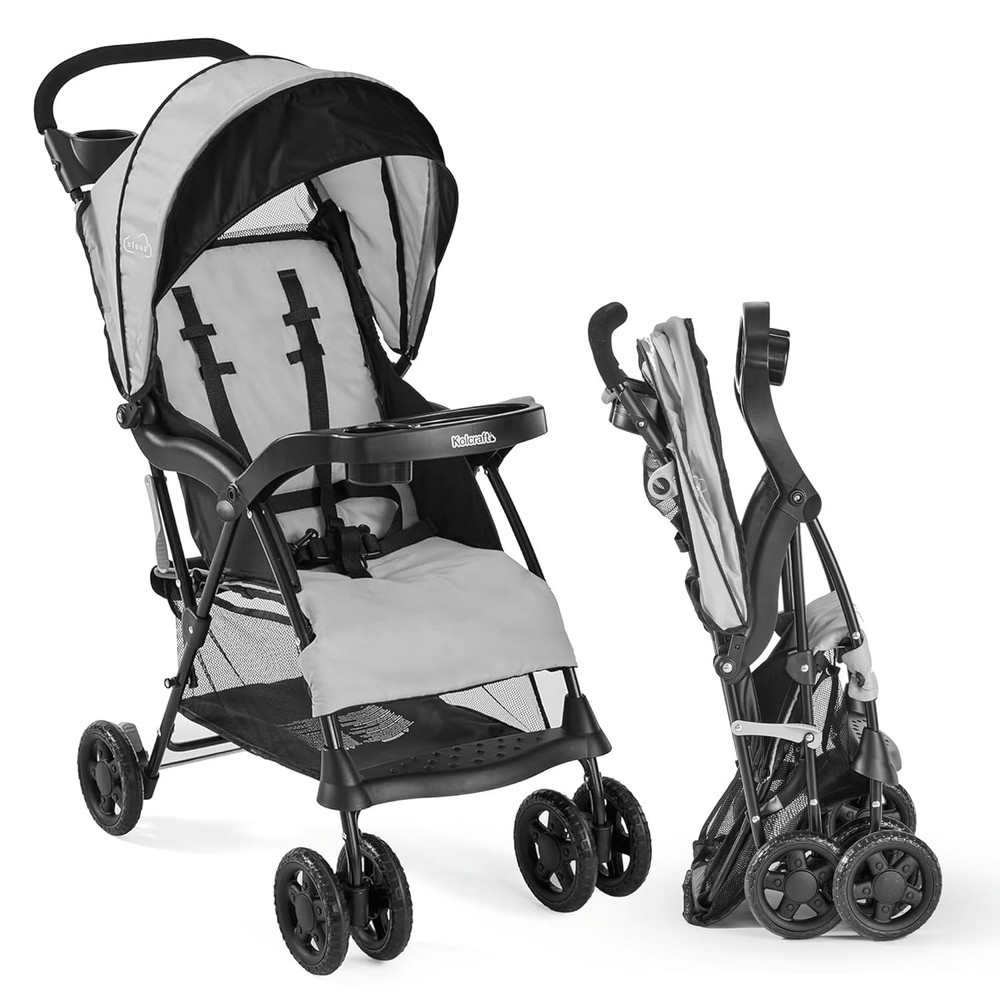 Cloud Plus Lightweight Umbrella Stroller: Reclining Chair with Canopy & Storage
