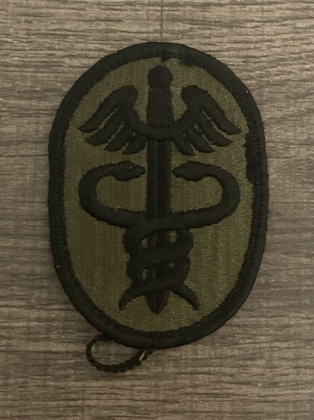 1973 issue U. S. Army Health Services Command Patch Vintage