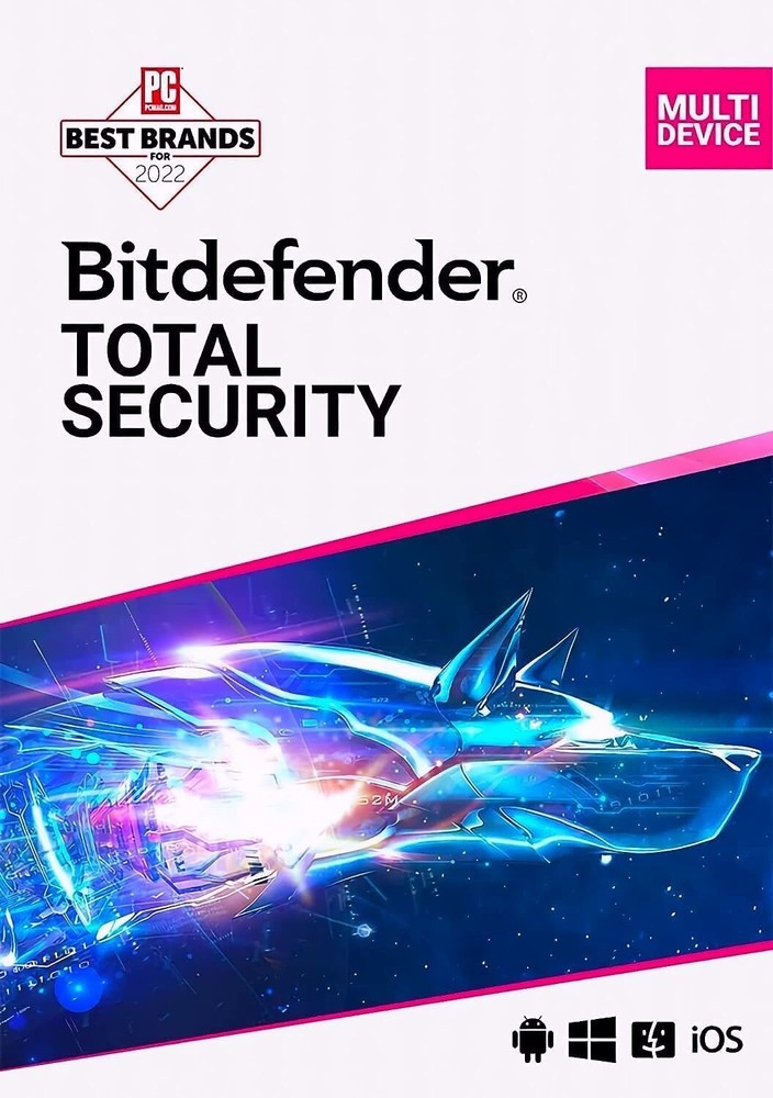 Bitdefender Total Security | 1 -6 Devices 1-3 Years | Win Mac Android