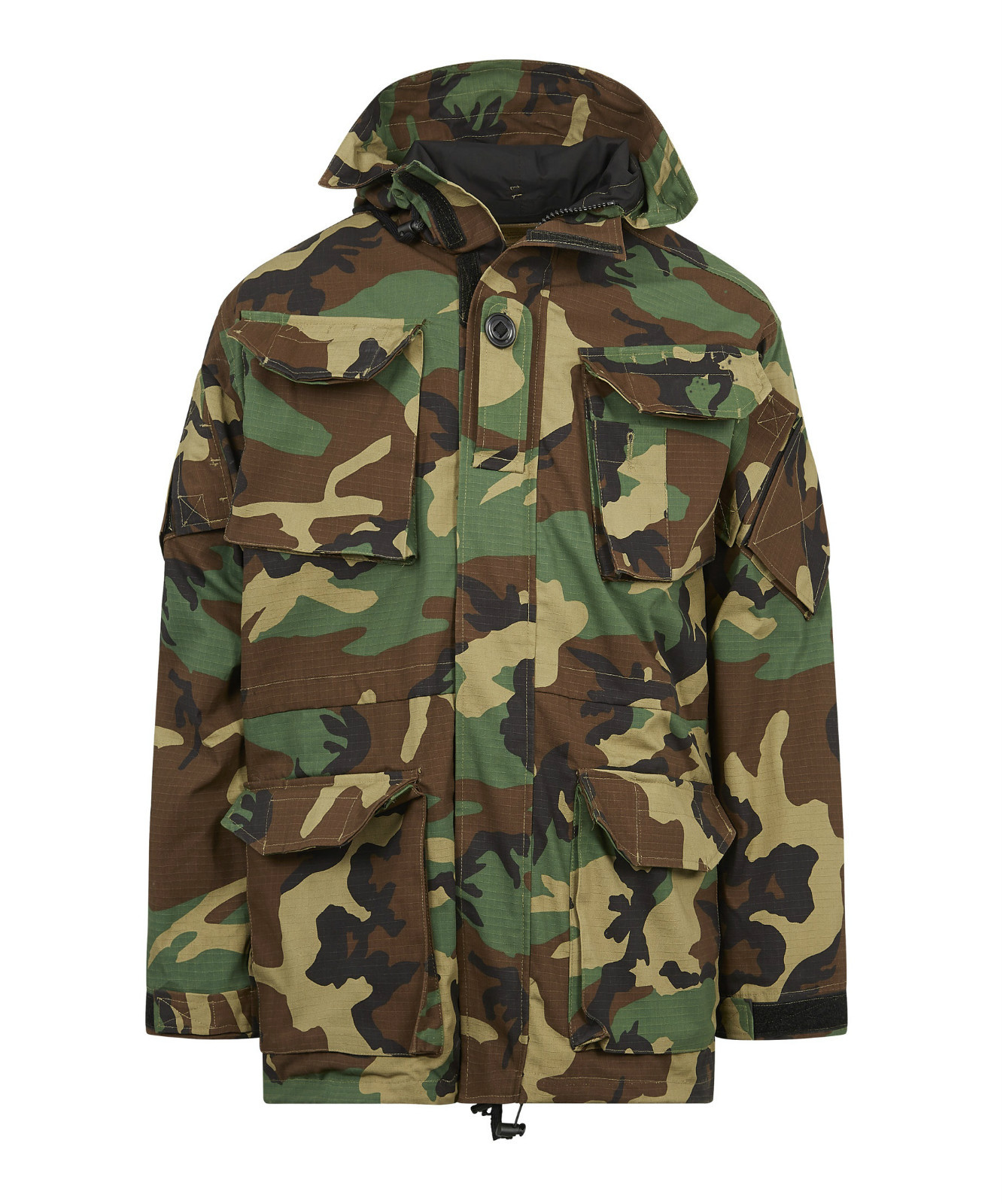 GS British Army SAS PCS Windproof MVP Lined Combat Smock Jacket US Woodland Camo