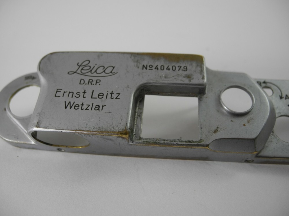 LEICA IIIC OR IIC RED DIAL TOP PLATE ORIGINAL REPLACEMENT PART NICE SHAPE