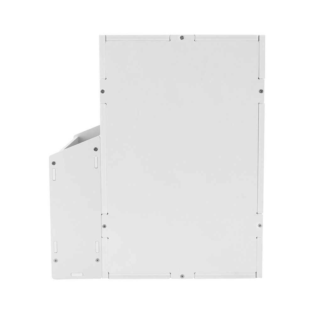 White Desktop Organizer Desktop File Holder File Organizer Modern Rectangular