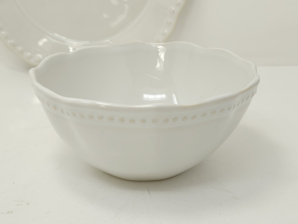 Mikasa Dinnerware Alyse 3-Piece Dinner Set, White