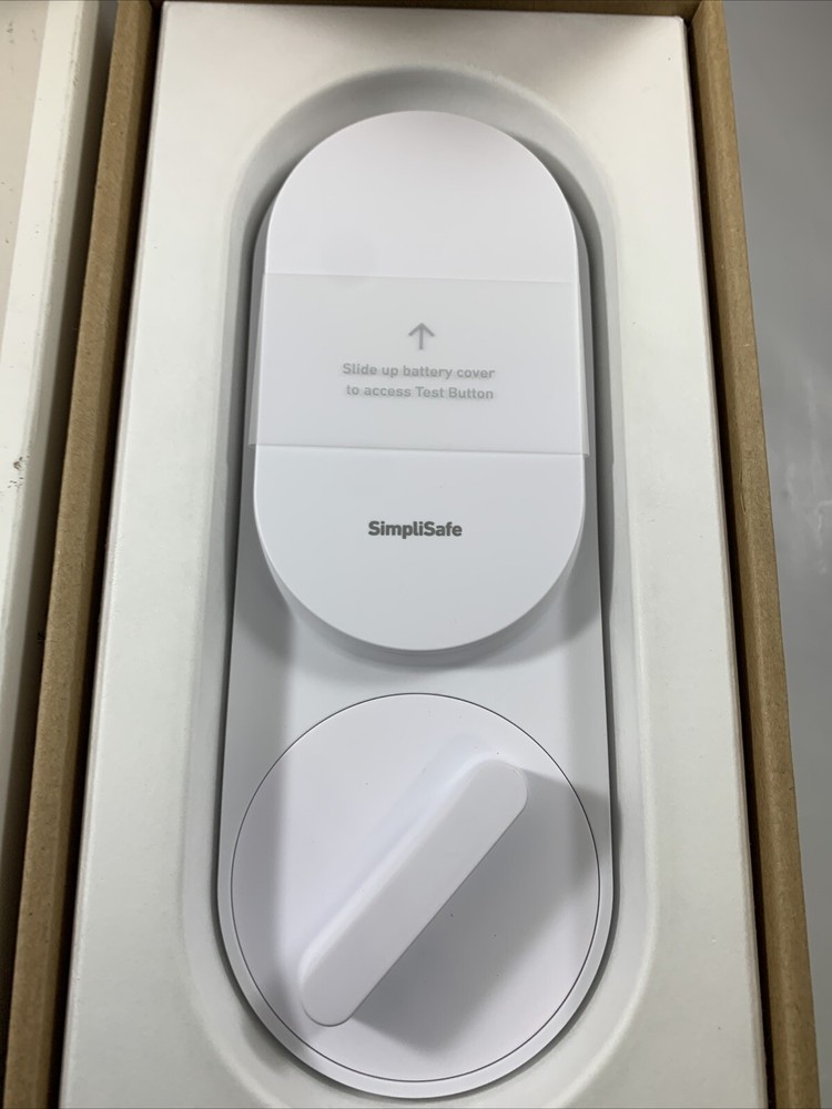 SimpliSafe Smart Lock & PIN Pad White Wireless Door Home Security