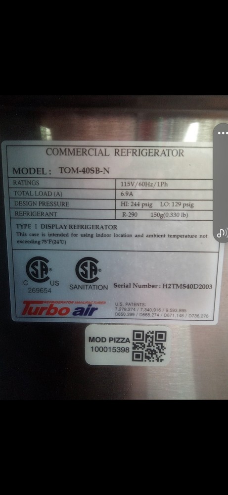 Comercial Display Freezer Refrigerator Food Storage