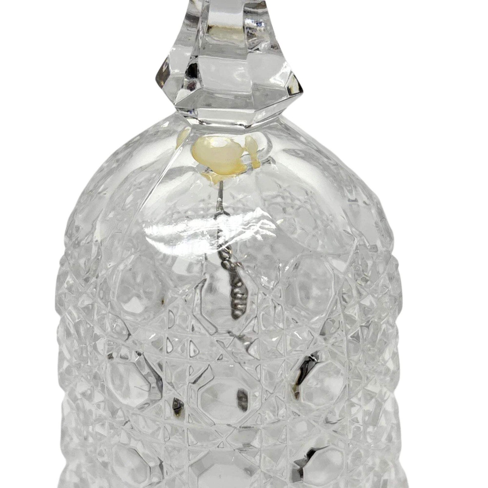 Elegant Decorative Handheld Glass Bell 1CT: Item is new; Box has minor yellowing