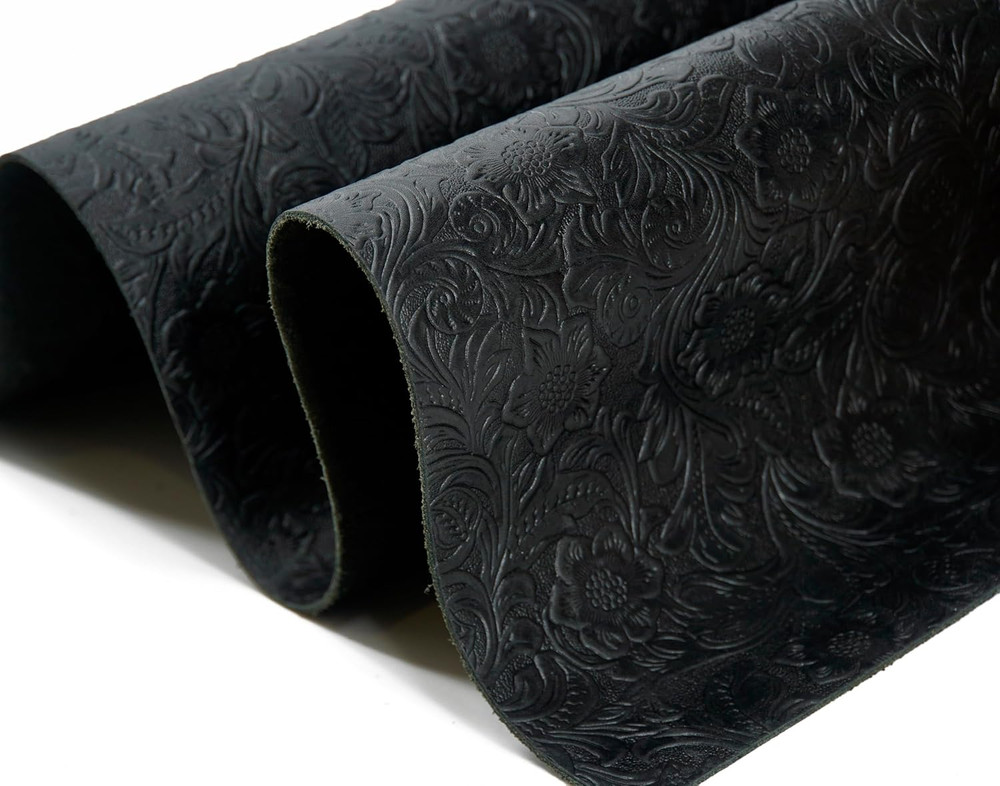 Bump Texture Tooling Leather Sheets Plain Geometric Pattern Printed Leather Shap