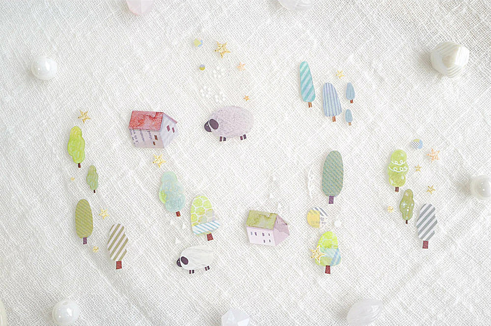 Sheep Forest PET Tape SAMPLE LOOP