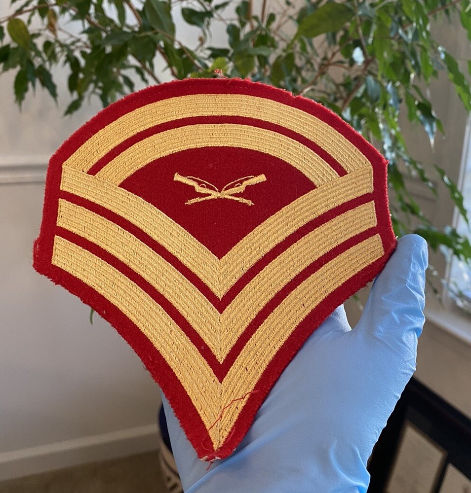 USMC US Marine Corps Gunnery Sergeant Uniform Patch 6x7