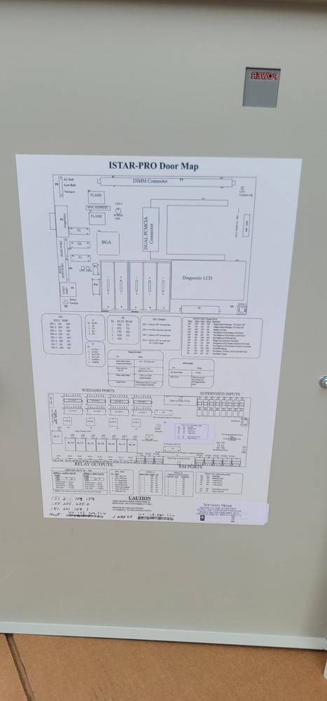 Ccure Software house iSTAR PRO STAR efficient power supply