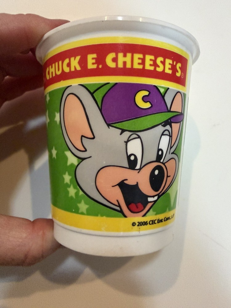 Chuck E Cheese Token Coin Cup From 2006