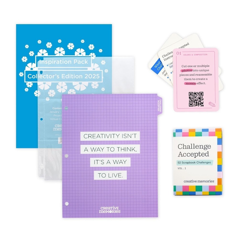 Creative Memories EXCLUSIVE Challenge Accepted  Inspiration Pack Collectors Ed.