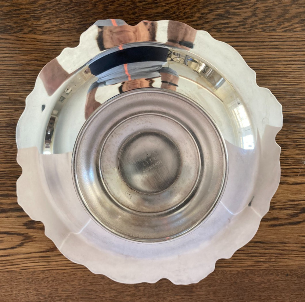 VINTAGE Reed & Barton TARA HALL 1117 Silverplate 11” Pedestal Cake Stand EUC