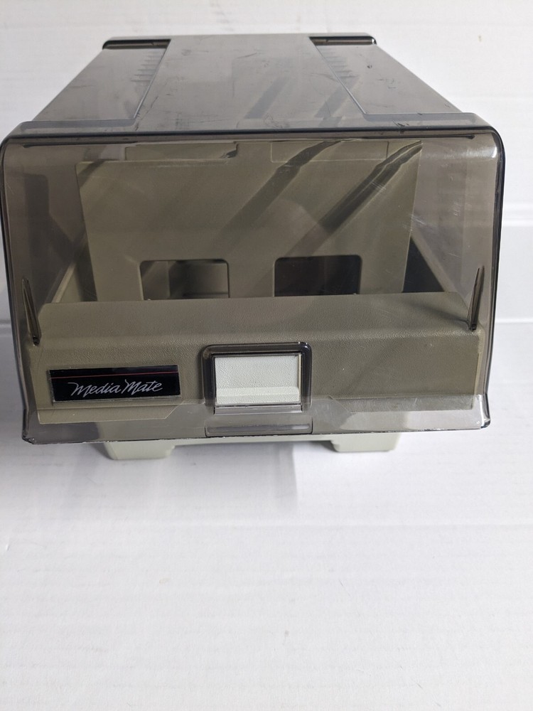 3M 3.5" High Density Diskettes Sealed + MediaMate Floppy Disk Storage Case Nice!