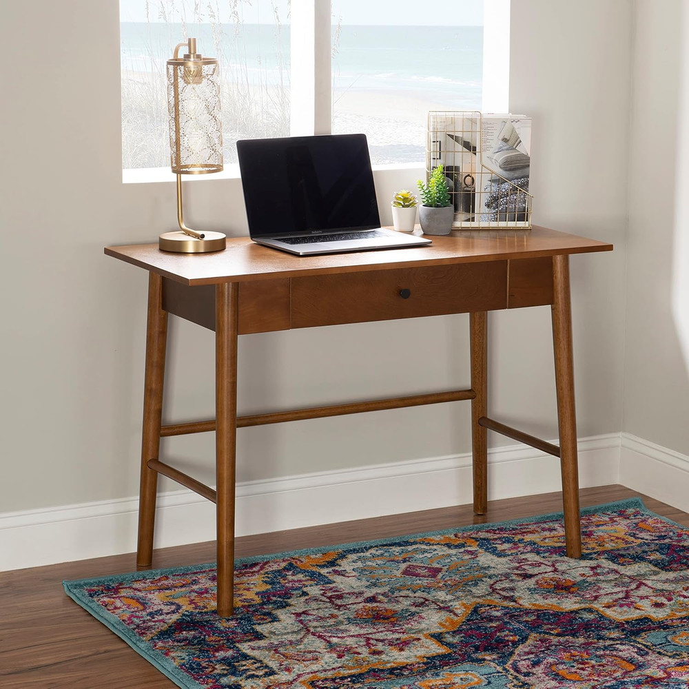 Melissa Mid Century Walnut Desk by