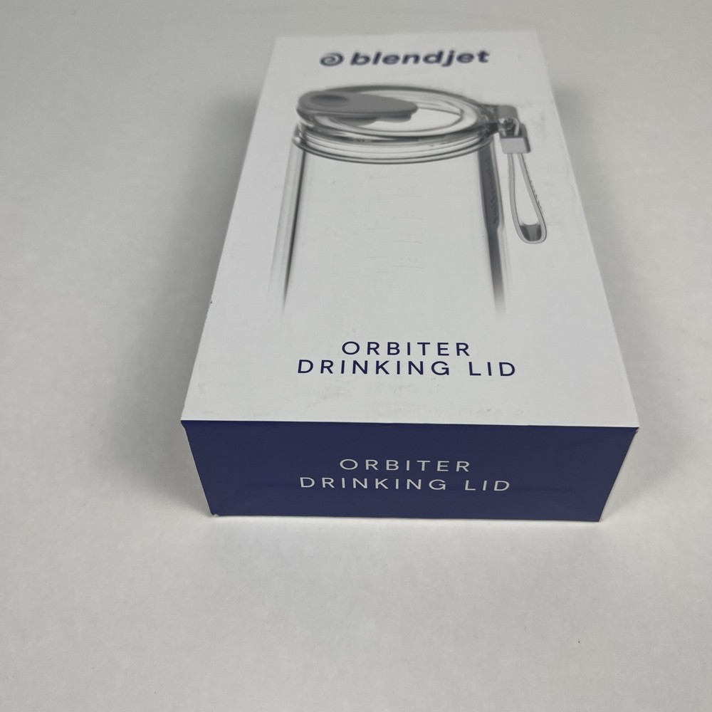 BlendJet 2 Orbiter Drinking Lid Leak Proof Replacement Accessory Black NEW