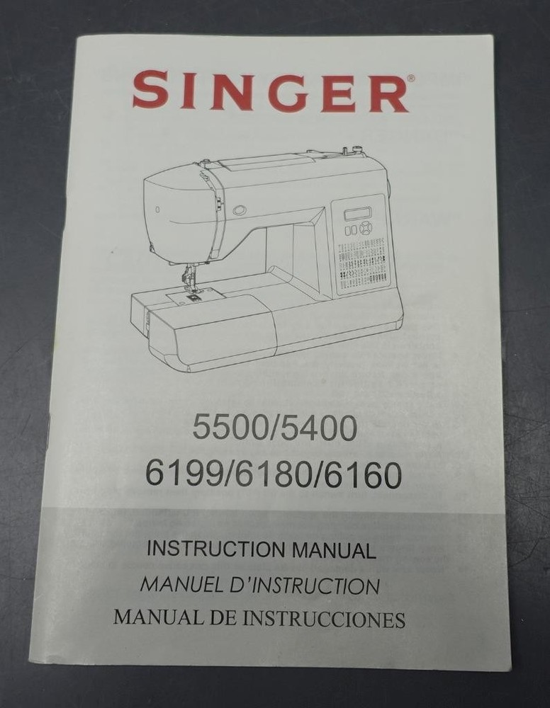 Singer 6160 Computerized 60 Stitch Sewing Machine+Manual/Accessories Test/Works