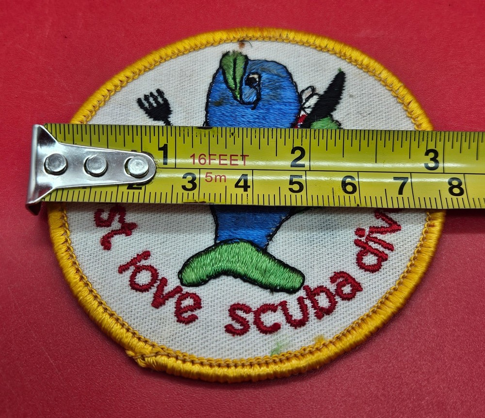 I just love scuba divers patch