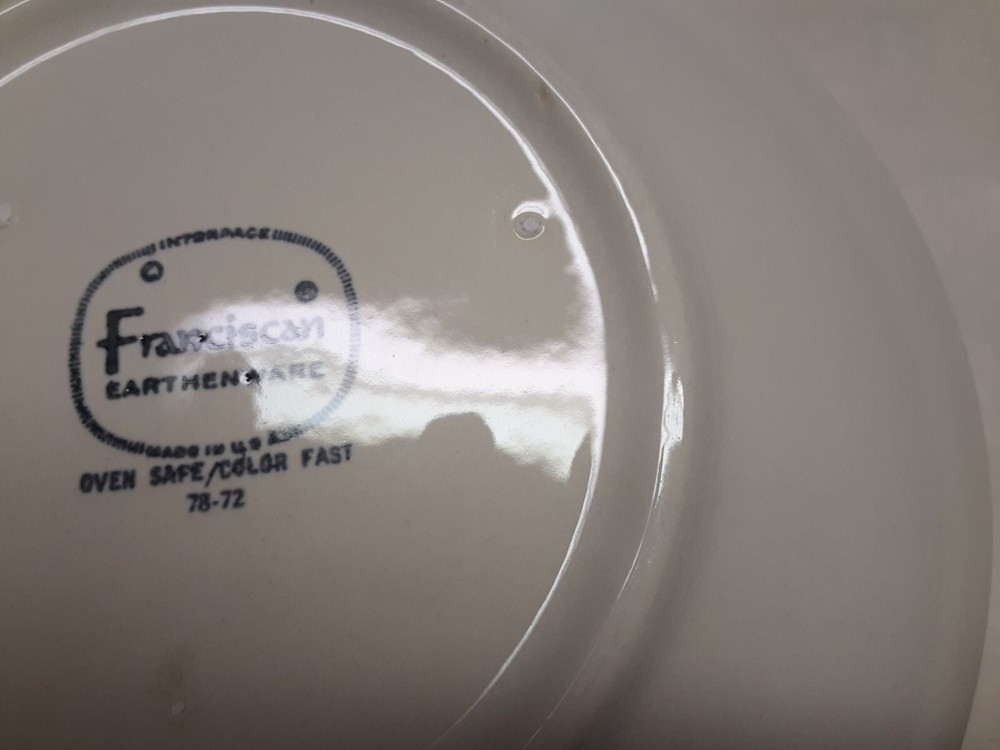 Fransiscan Earthenware serving bowl
