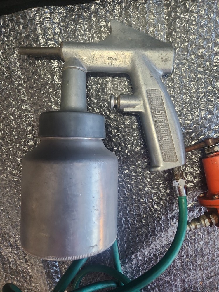 *PREOWNED* Speedaire 2Z631 Spray Gun, Hose, & Regulator Bundle ⚡️🇺🇸 SHIP