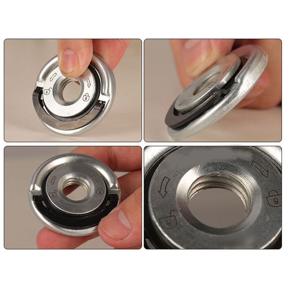 5 8 11 Thread Self Locking Grinder Pressing Plate Flange Nut for Wheels