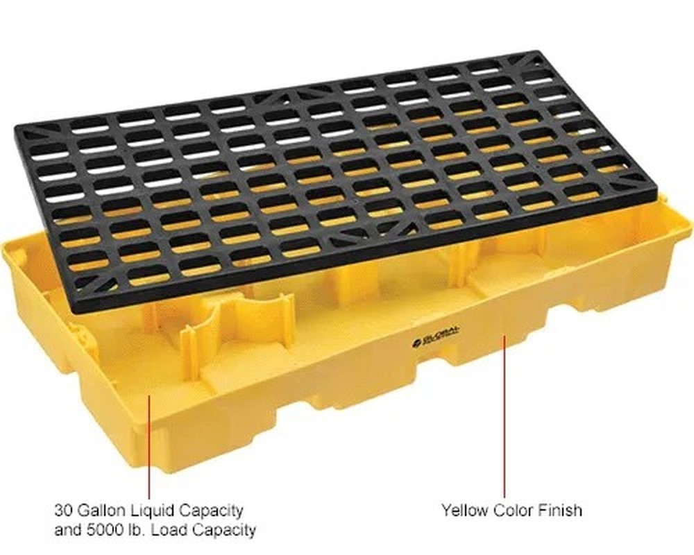 Global Industrial? 2 Drum Spill Containment Modular Platform