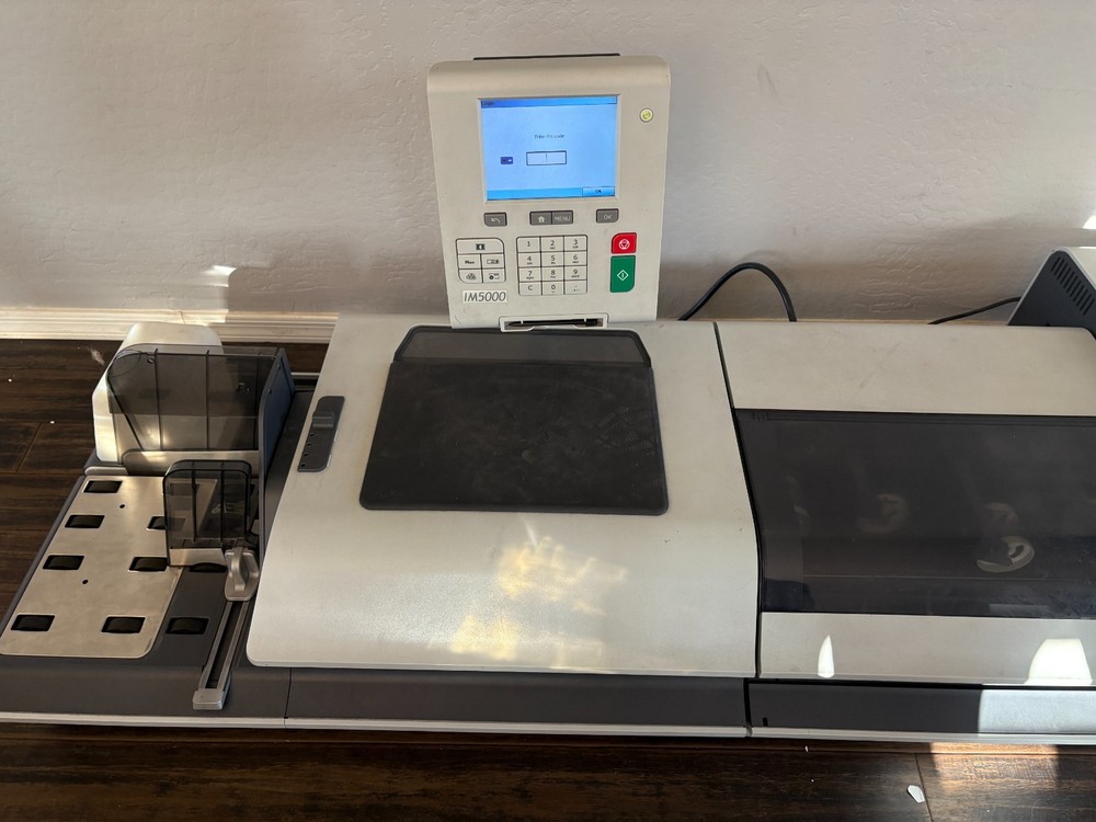 Neopost Hasler IS IM5000 Mailing Machine Conveyor Stacker Base Dynamic Scale