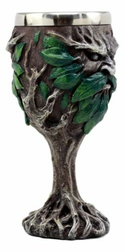 Greenman Celtic Goblet 7" Tall Beverage Wine Goblet Kitchen Decor
