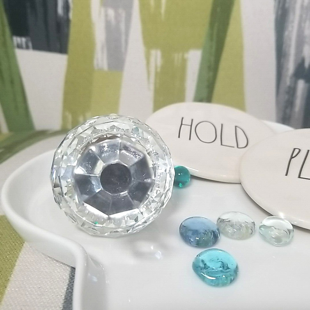 Faceted Perfume Bottle Decor Rae Dunn Coasters