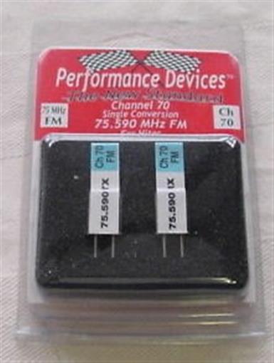 Hitec 75Mhz FM Crystal Set - Channel 70