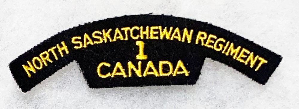 1st North Saskatchewan Regiment Canada Title / Patch