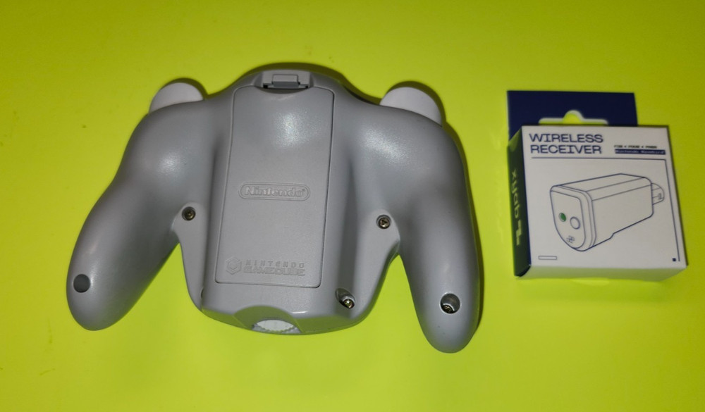 Nintendo GameCube WaveBird Wireless Controller w/ Receiver –Gray Tested