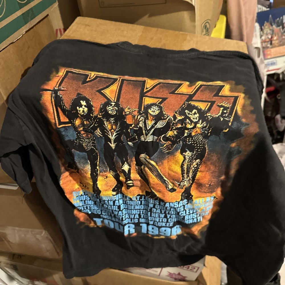 AUTHENTIC VINTAGE 1996 KISS REUNION TOUR T-SHIRT ORIGINAL MEMBERS Mens Xl