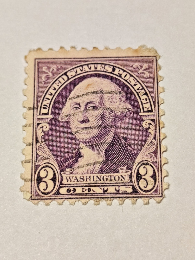 US Postage Stamp George Washington 3 Cent 1932