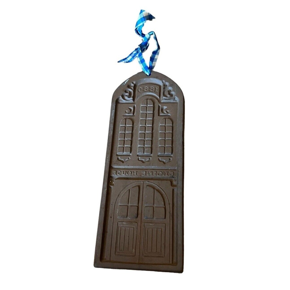 Hartstone Fire Engine House Station Cookie Candy Mold Stamp Fireman Hanging