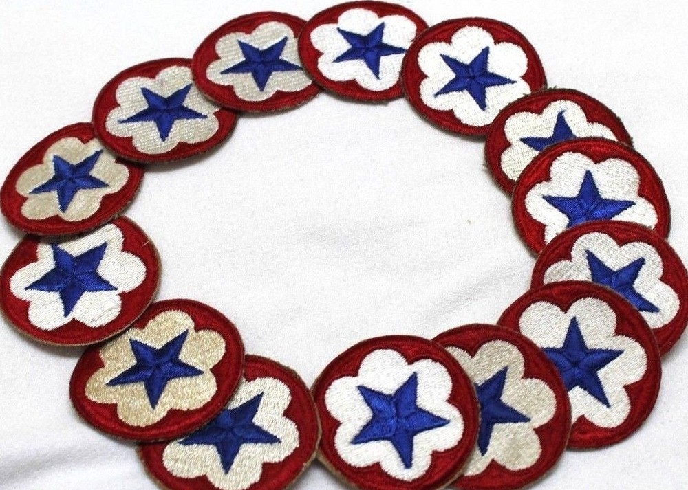 WWII US Army service forces patch each P9910