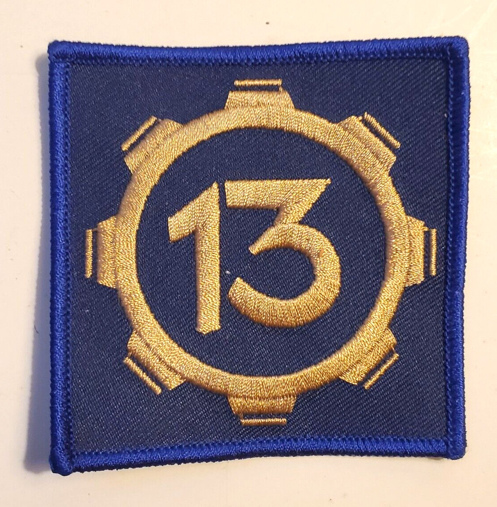 Vault 13 Square  Logo- Fallout  3" Patch- Mailed from USA