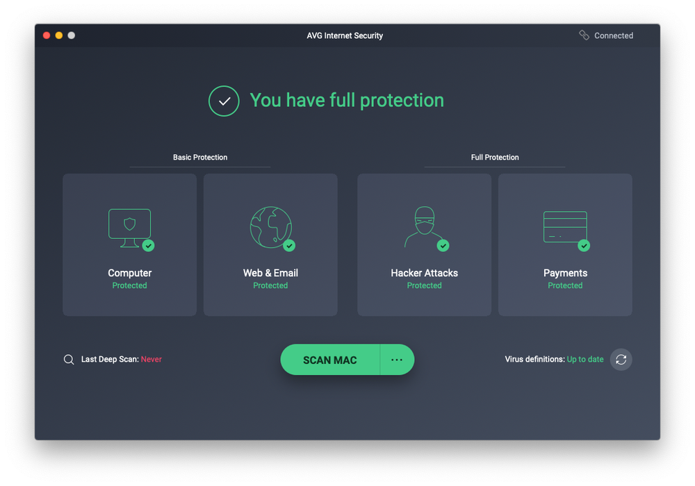 AVG Internet Security Antivirus 2024 - 1 Device 1 Year Win Mac iOS Same Day Key