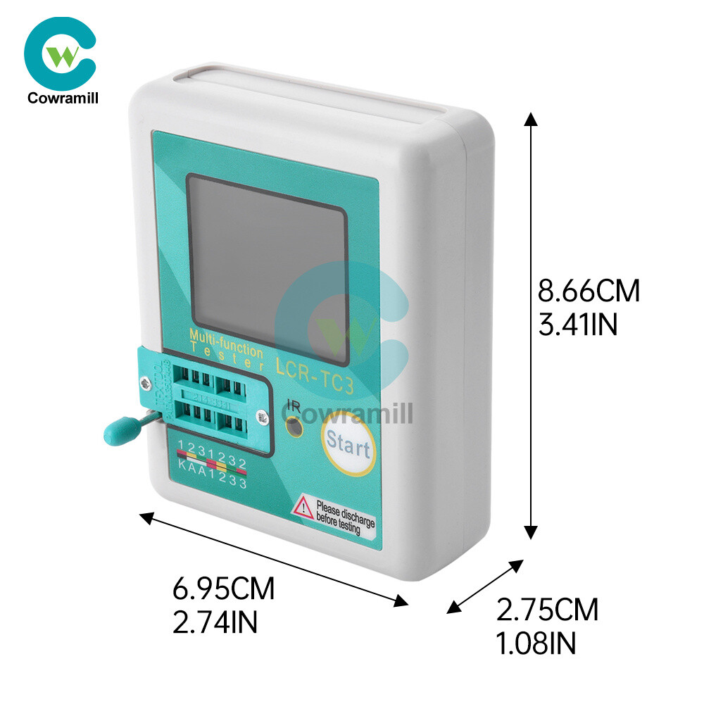 LCR-TC1 Multifunction Transistor Tester Diode Triode Capacitance Meter LCR ESR